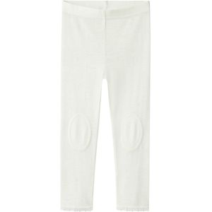Name It - NmfWang - Leggings - Wol - Snow White m. Pointell