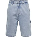 Bermuda met semi-elastische tailleband