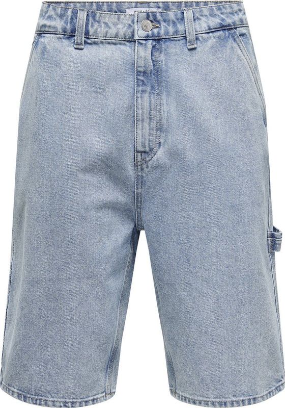 Bermuda met semi-elastische tailleband