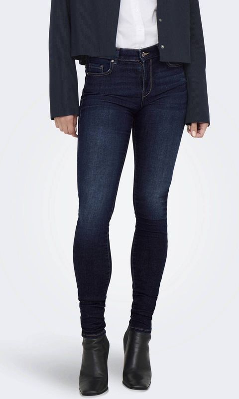 ONLY Skinny Jeans ONLLUSH Dark Blue Denim