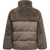 Carwanja - Puffer Jacket - Imitatiebont - Hoge Hals - Lange Mouwen - Winddichte Stormmanchetten