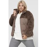 Carwanja - Puffer Jacket - Imitatiebont - Hoge Hals - Lange Mouwen - Winddichte Stormmanchetten