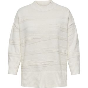 Only Carmakoma - Carima Ls Loose Structure o-Neck Knt - Dames - Gebreide Truien