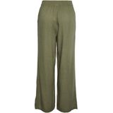 Pieces - Broek - Deep Lichen Green - 70% Viscose 30% Linnen