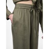 Pieces - Broek - Deep Lichen Green - 70% Viscose 30% Linnen
