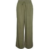 Pieces - Broek - Deep Lichen Green - 70% Viscose 30% Linnen