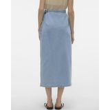 Vero Moda - Zinnia - Midi Rok - Denim - Stonewash