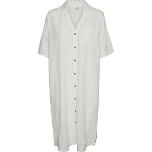Hemdjurk, te strikken VERO MODA. Viscose materiaal. Maten XS. Wit kleur