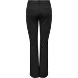 Only ONLTRAVEL MW FLARED PANT TLR dames broek zwart (Maat: 38-34)