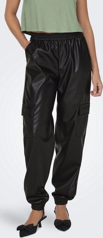Only - Onlfaduma-Tana Mw Faux Lea Cargo Cc Pnt - Meisjes - Leggings