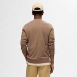 Gebreide Trui - Polo Hals - Lange Mouwen - Regular Fit - 50% Katoen, 50% Biologisch Katoen