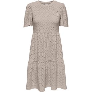 JDY - JDYCARLA CATHINKA DRESS JRS NOOS - Jurk - Mini - Off-shoulder, 2/4 Mouwen, Regular Fit, Polyester
