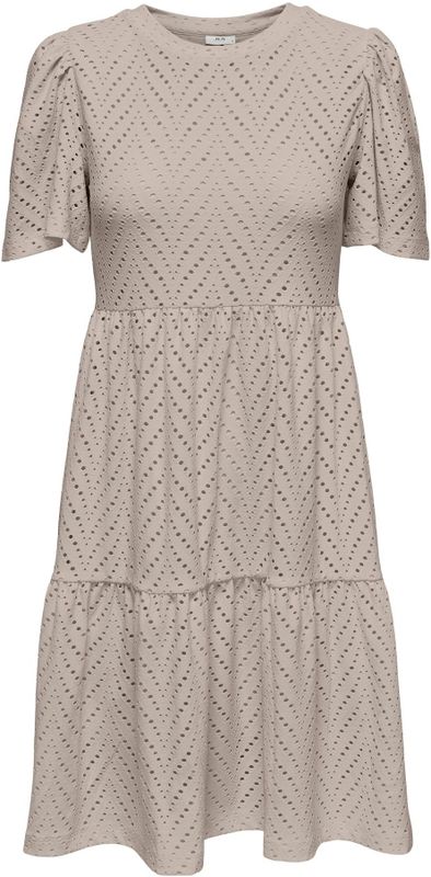 JDY - JDYCARLA CATHINKA DRESS JRS NOOS - Jurk - Mini - Off-shoulder, 2/4 Mouwen, Regular Fit, Polyester