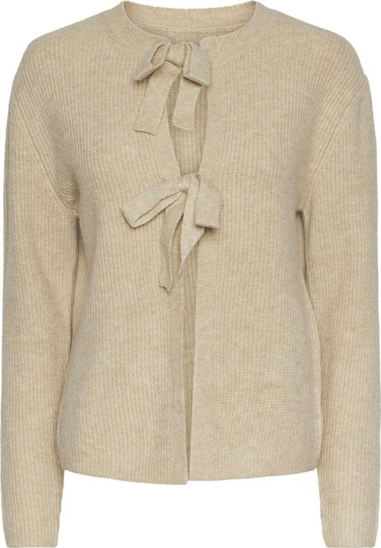 Pieces - Pcsilly Ls Rev Tie Knit Noos Bc - Dames - Cardigans