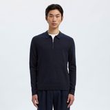 Gebreide Trui - Polokraag - Lange Mouwen - Regular Fit - 50% Katoen, 50% Biologisch Katoen