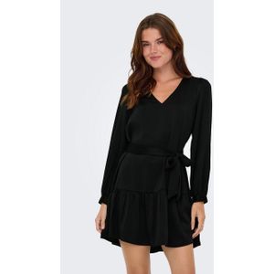 Only - ONLNEW ALENA LIFE - Tuniekjurk - Zwart - Lange Mouwen - V-hals