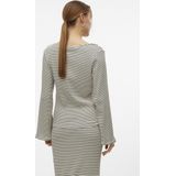 VERO MODA - Vmlena Ls Boatneck Blouse - Blouse - Zwart - Tencel