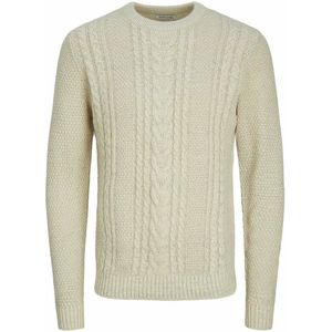 Gebreide Pullover - Kabelpatroon - Ronde Hals - Lange Mouwen - Knit Fit
