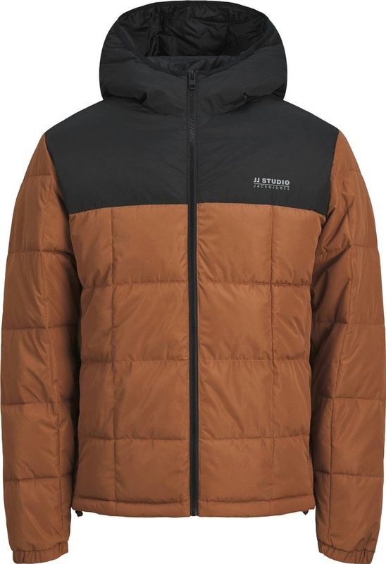 Jack & Jones Steppjacke "JJBEN SQUARE HOOD JACKET", mit Kapuze