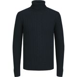 Jack & Jones - Heren Trui Craig Knit Roll Neck - Blauw