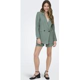 Jacqueline de Yong - Solde Blazer - Zwart - Viscosemix - Knoopsluiting