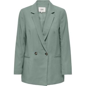 Jacqueline de Yong - Solde Blazer - Zwart - Viscosemix - Knoopsluiting