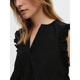 Blouse - BLAIR-IDA - Effen - Katoen - Normale Pasvorm