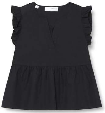 Blouse - BLAIR-IDA - Effen - Katoen - Normale Pasvorm