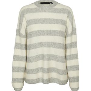 Trui - VMNATAHLIE - Gestreept - Gerecycled Materiaal - Losse Pasvorm - Lange Mouw