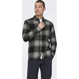 Only & Sons - ONSGUDMUND LS CHECKED SHIRT NOOS - Vrijetijdshemd - Grijs