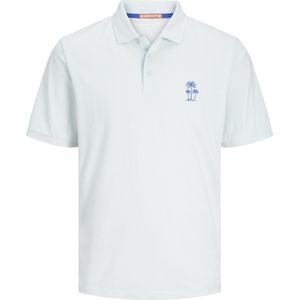 Jack Jones Poloshirt Jorpalm Emb Polo Ss Dut 12257950 Canyon Sunset Mannen