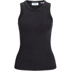 JJXX - FOREST - Tanktop - Zwart - Geribbeld Gebreid, Ronde Hals, Mouwloos