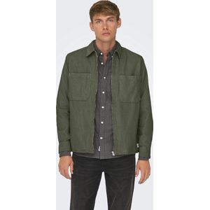 KACoen - Overhemd - Blauw - Katoen - Relaxed Fit - Lange Mouwen