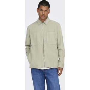 Onsalp - Overhemd - Katoen - Lang Mouw - Ritssluiting - Relaxed Fit