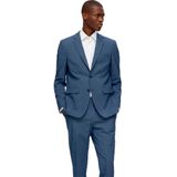SELECTED - Liam Mini Hounds Flex Slim Blazer - Zwart - Katoen