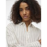 Blouse - Gestreept - Linnen - Lange Mouw - Losse Pasvorm