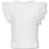 Shirt - KOGDrea - Effen - Jersey - Kwartmouw - Normale Pasvorm