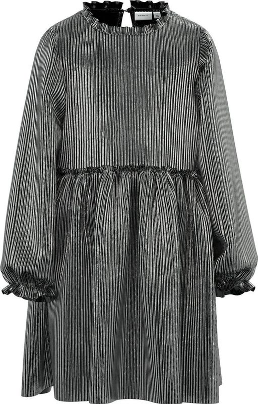 NAME IT - NKFRITALLICA LS DRESS PB - Jurk - Meisjes - Lange Mouwen - Regular Fit