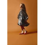 NAME IT Nkfritallica Ls Dress Pb jurk voor meisjes, Zilverkleurig., 128