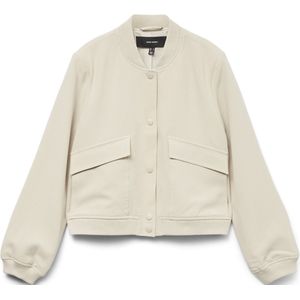 Vero Moda - Amala Bomberjack - Jas - Groen - 75% Polyester, 19% Viscose, 6% Elastaan