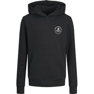 Jack & Jones - JJESWIFT SWEAT HOOD - Hoodie - Zwart - Katoen