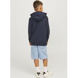 JACK & JONES JUNIOR - JJESWIFT - Hoodie - Zwart - Sweatmateriaal