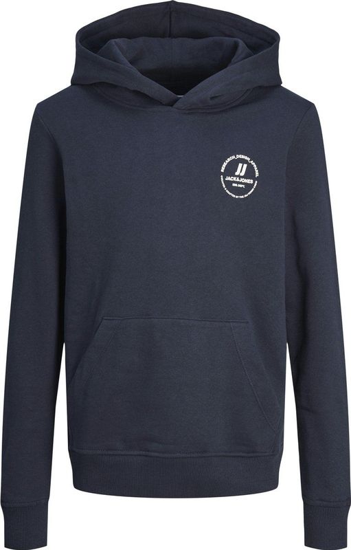 JACK & JONES JUNIOR - JJESWIFT - Hoodie - Zwart - Sweatmateriaal