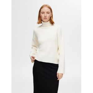 Selected Femme Kamma LS Knit Roll Neck Birch