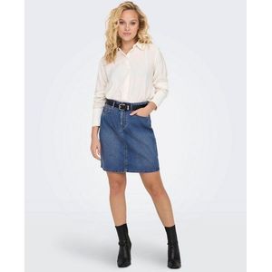 Only - Onlwonder HW DNM Skirt Pim - Korte Rok - Blauw - Denim
