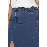 ONLY CARMAKOMA - Rok - Midi-lengte - Knoopsluiting - Split Aan Voorzijde