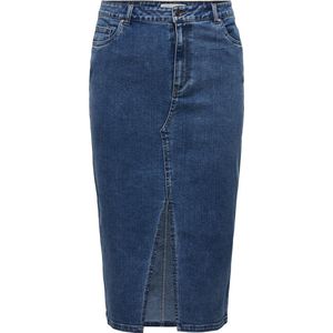 ONLY CARMAKOMA - Rok - Midi-lengte - Knoopsluiting - Split Aan Voorzijde