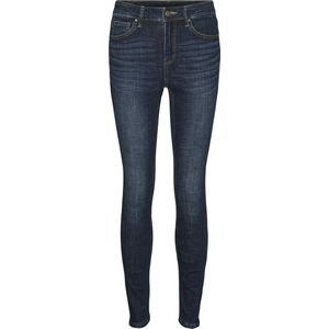 Vero Moda Jeans Vmflash Mr Skinny Jeans Li3303 Ga N 10310822 Dark Blue Denim Dames