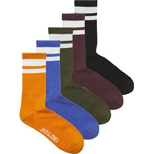 JACFRANCIS - Tennis Socks - 5 Paar - Katoenmix - Ademend