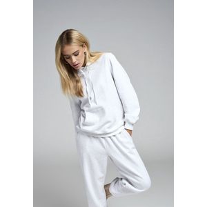 Only - Onldaze Hood Swt Noos - Trui - Light Grey Melange - Dames